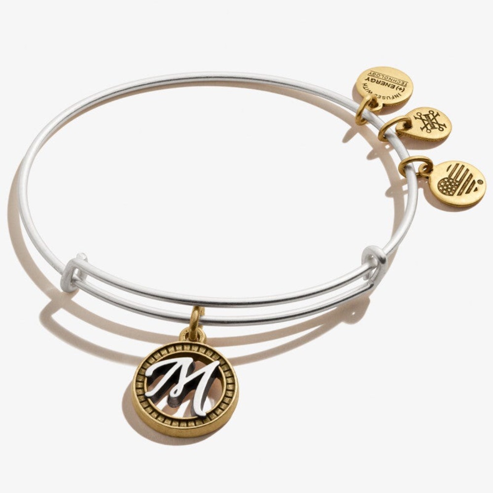 Alex & Ani “M” Initial Bracelet